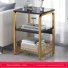 3Tier Side Table with Storage Rack